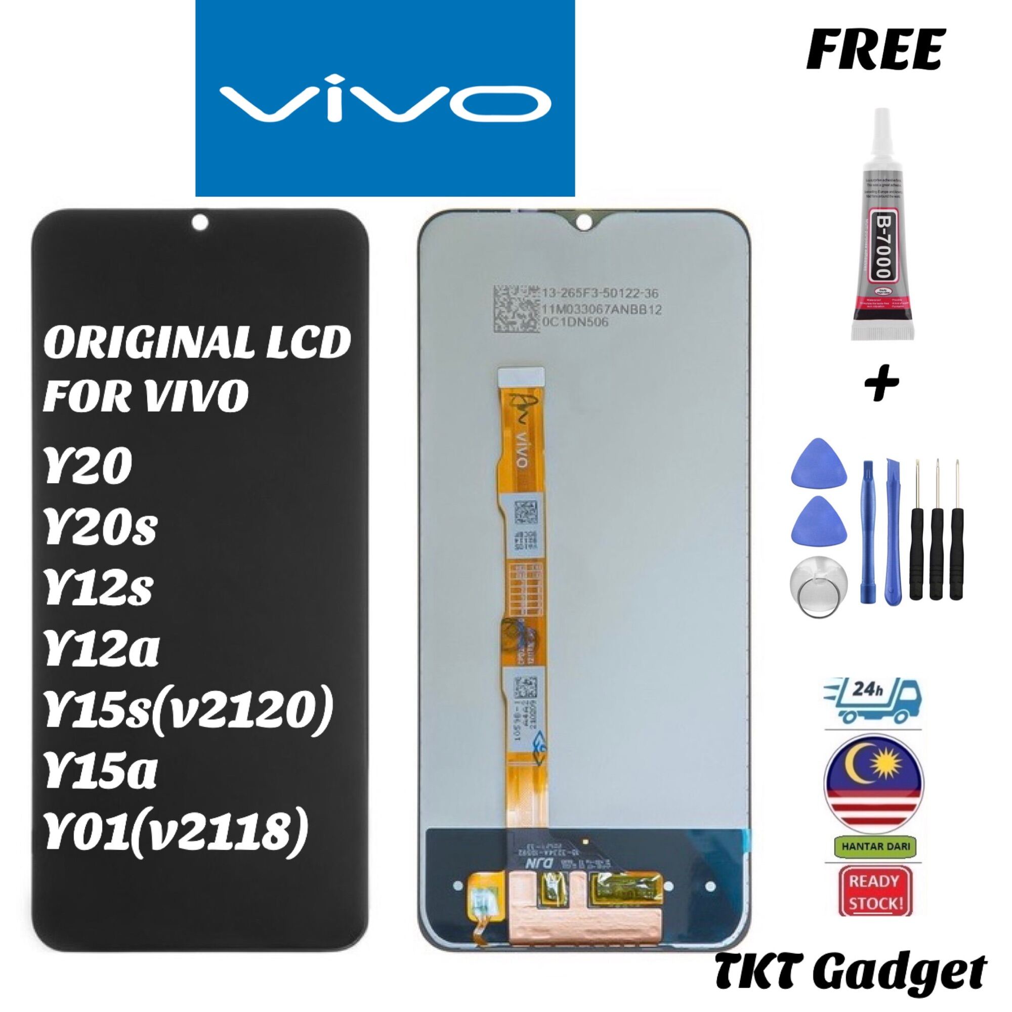 ORIGINAL LCD DISPLAY COMPATIBLE FOR VIVO Y20 / Y20s / Y12s / Y12a ...