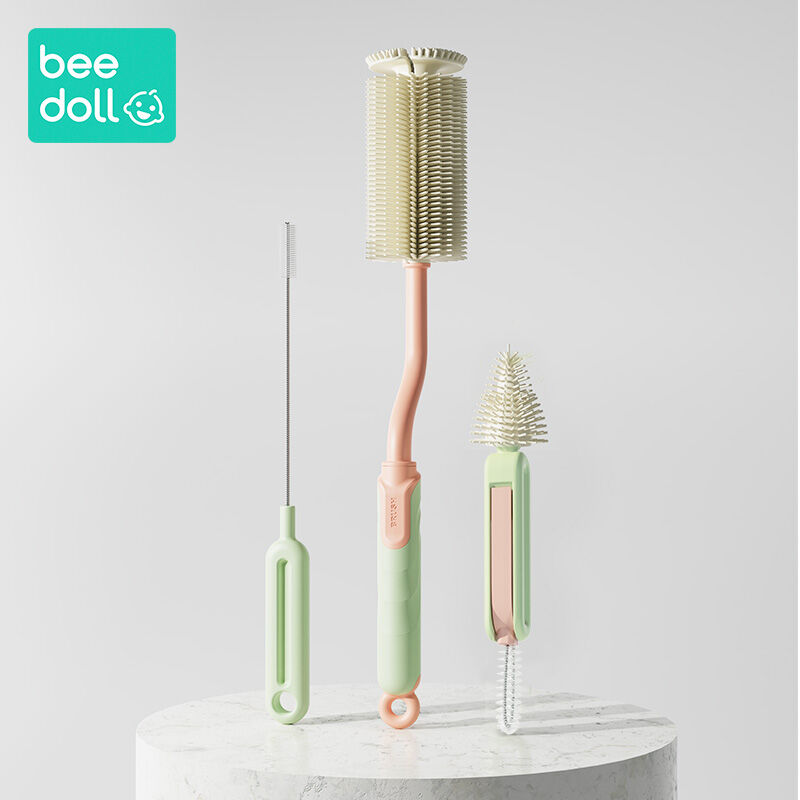 beedoll | Portable Newborn Infant Milk Bottle Cleaning Brush Set