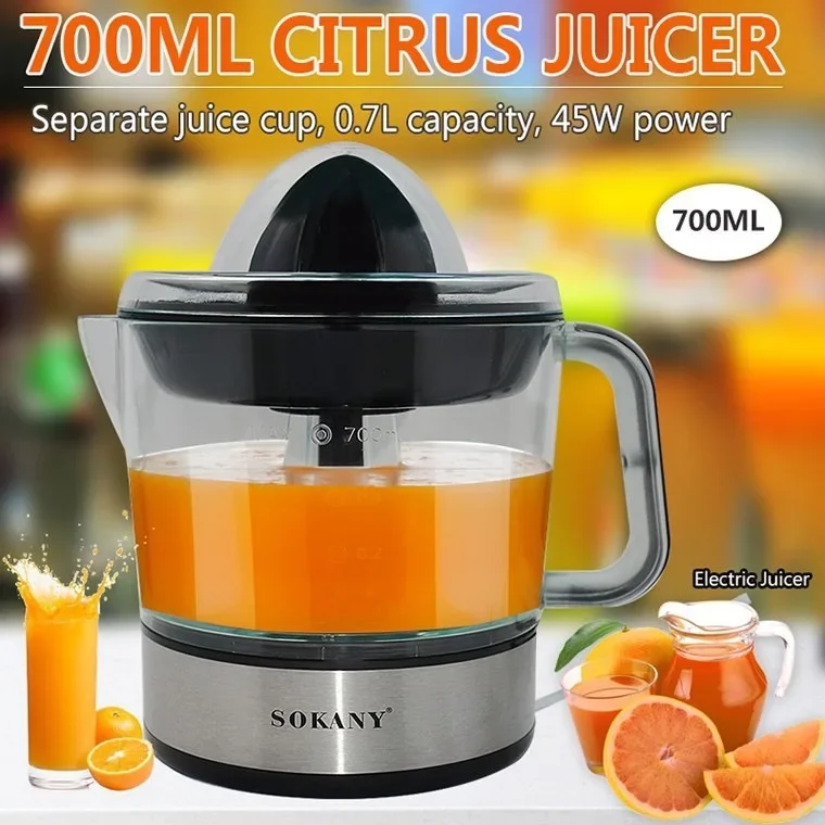 🐸Malaysia Ready Stock🐸 Electric Citrus Juicer Orange Juice Squeezer Press Machine Lemon Fruit Extractor