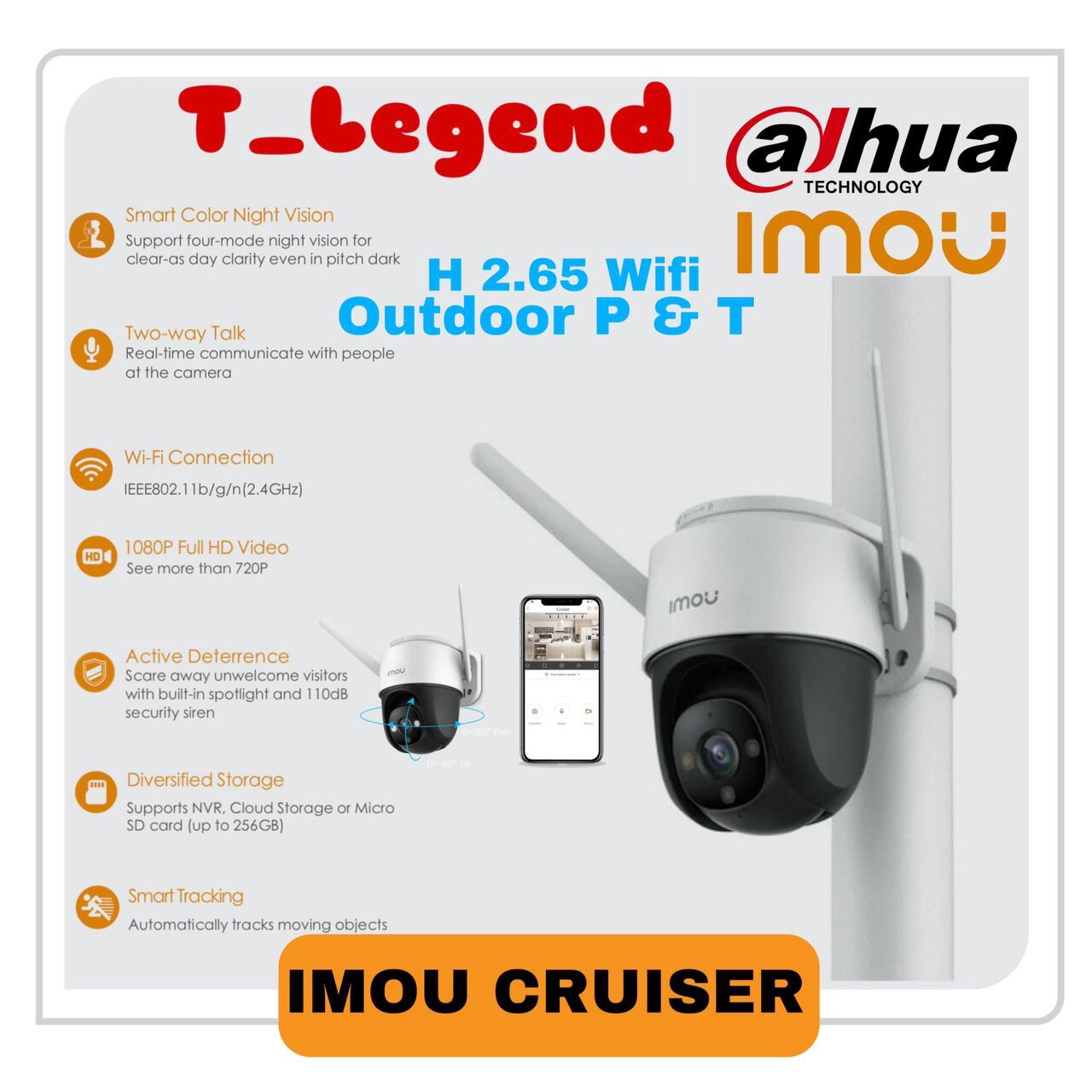 Dahua Imou Cruiser S22FP Two Way Talk 2MP - Fast