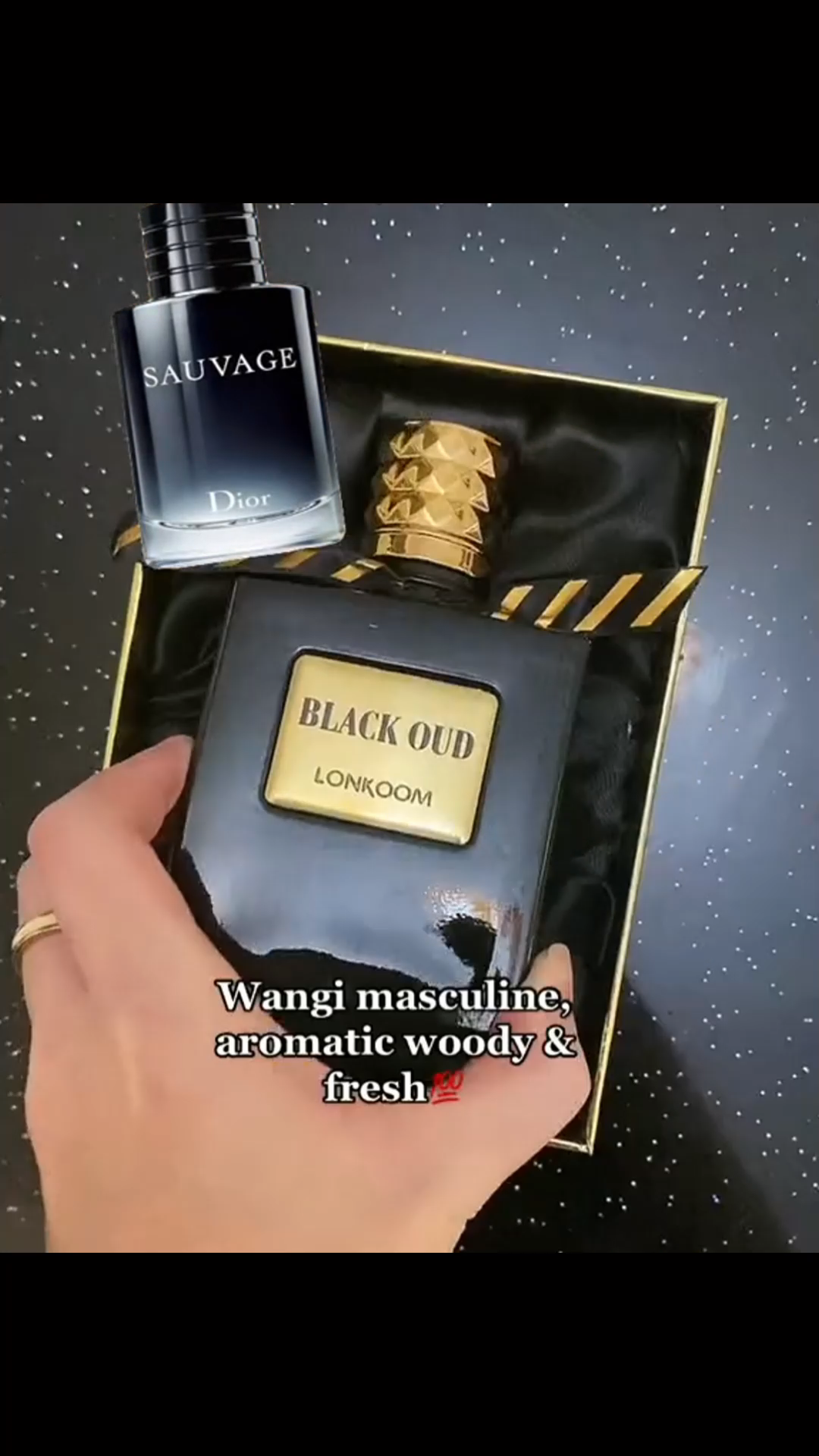 Best Seller Official LONKOOM Perfume Original BLACK OUD 100ml MinyakWangiLelaki HALAL gift set for Men tahan lama Woody Aromantic Fragrance Men s EauDeToilette EDT Long Lasting parfume Spray