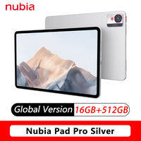 Global Version Global Version Nubia Pro Pad Snapdragon® 8 Gen 3 10.9″ 2880×1800 144Hz TFT 13MP+20MP 10100mAh 66W NFC
