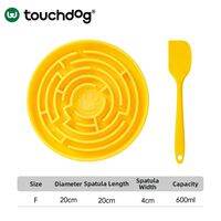 Touchdog | Slow Eating Pet Food Bowl Ceramic
