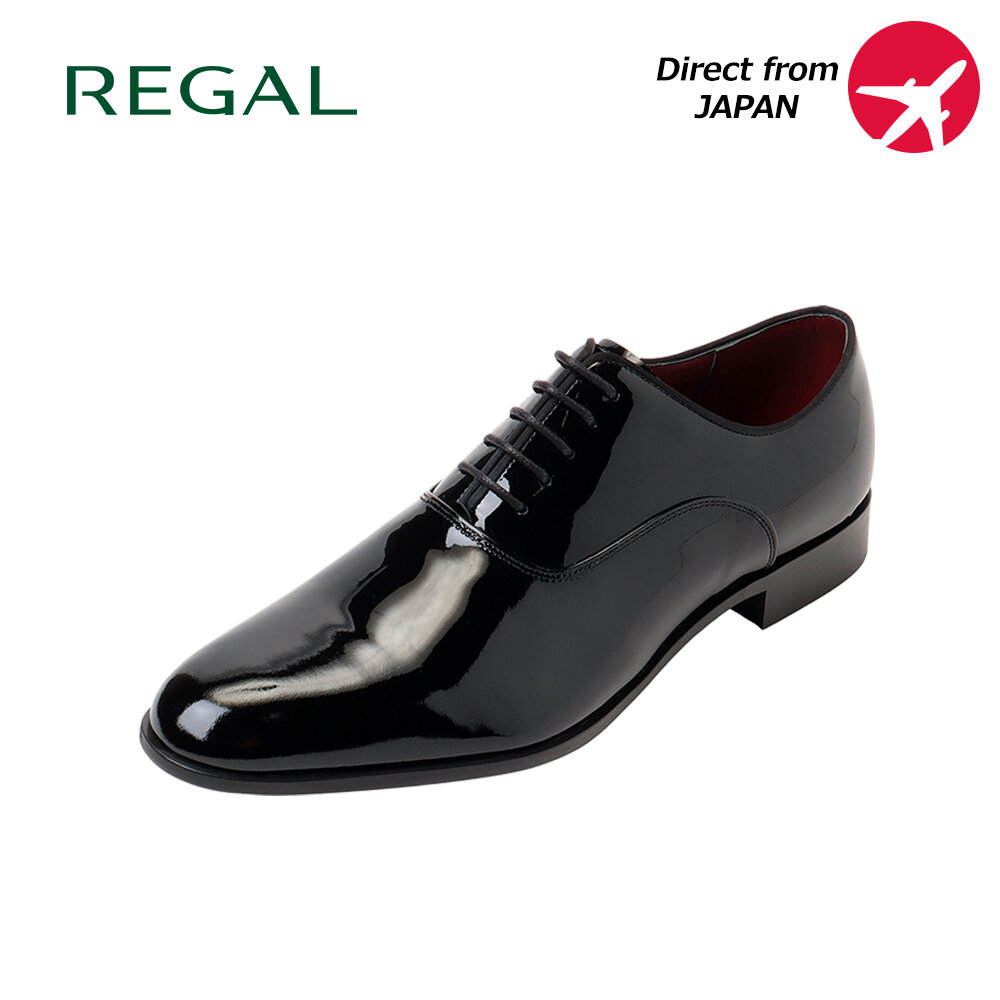 REGAL Men's Regular Fit Leather Dress Shoes 426R – Oxford Plain