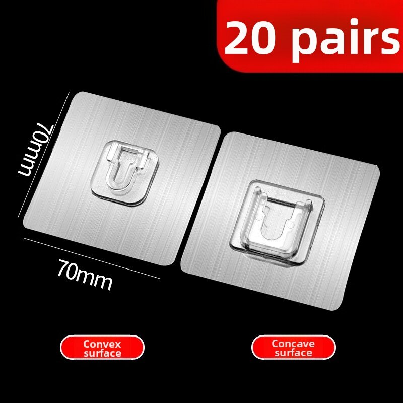 GULANYA | Strong Transparent No-Trace Large Snap Fasteners
