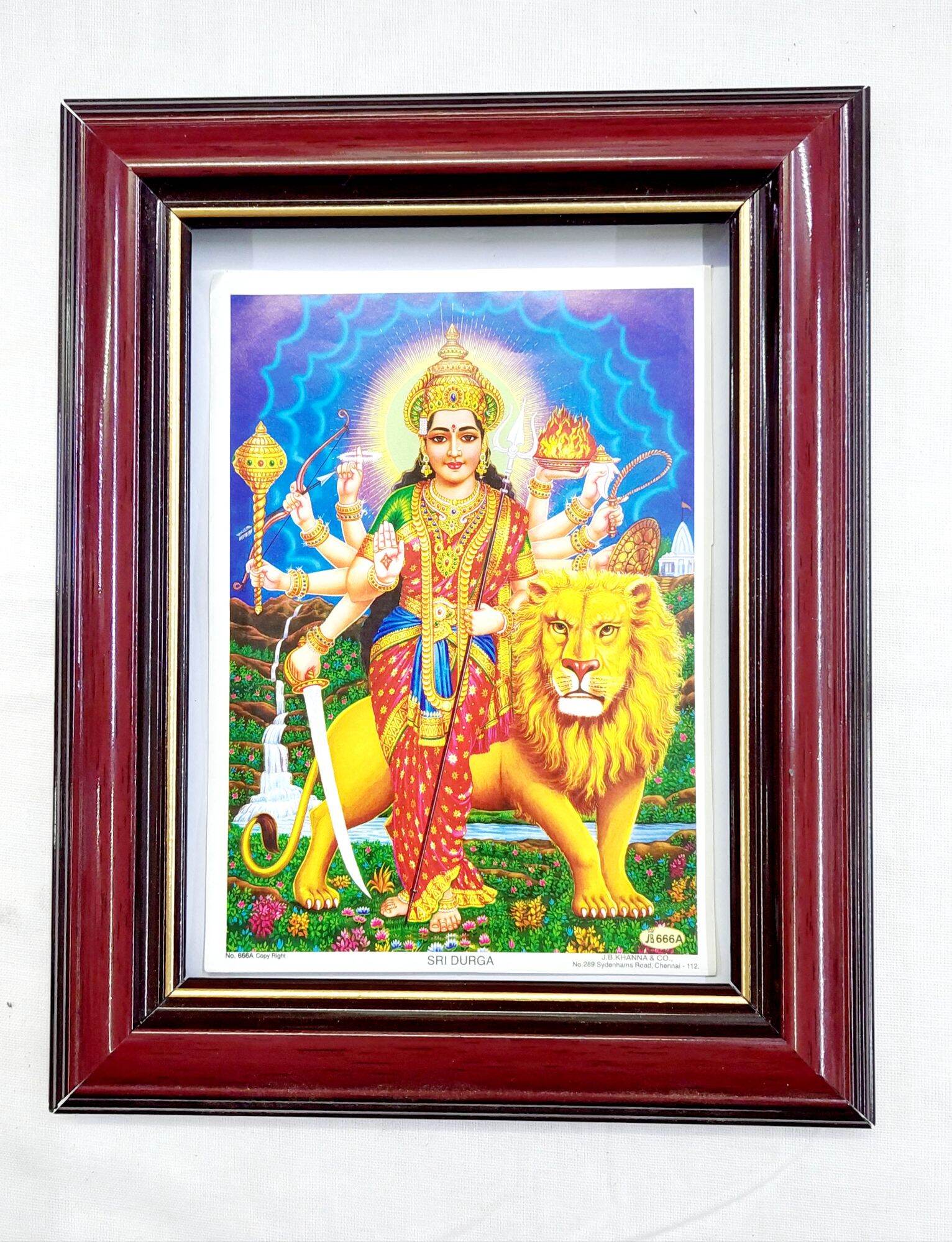 Amman Photo Frame With Glass Small Size Frame Karumariamman Mariamman ...