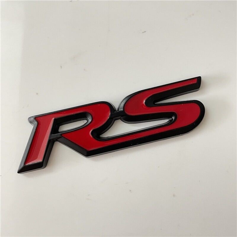 car emblem RS logo kereta emblem metal | Lazada