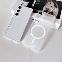 Matte Transparent Magnetic Phone Case for Samsung S26 S24 S25 Ultra S23 FE S22 Plus A57 A56 A36 A26 A16 A55 A17 A07 A37 Cover