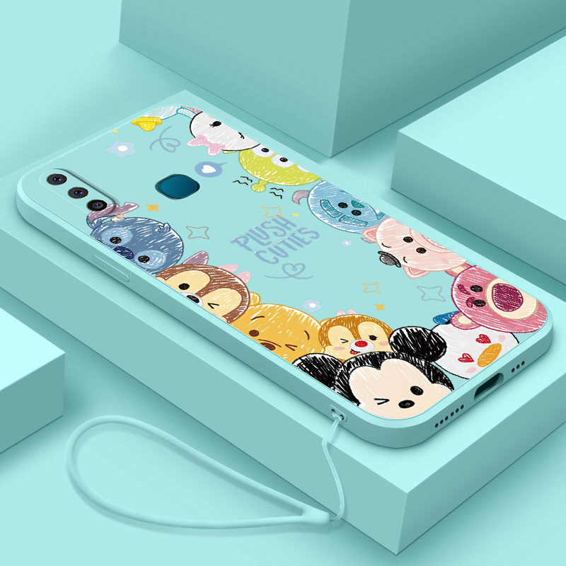 Vivo 1901 1902 1904 1906 V2254 V2206 V2207 V2203 1935 1938 Sweet Mickey Disney Matte Soft Case Cute Flexible Cover Lovely Cartoon Casing. 