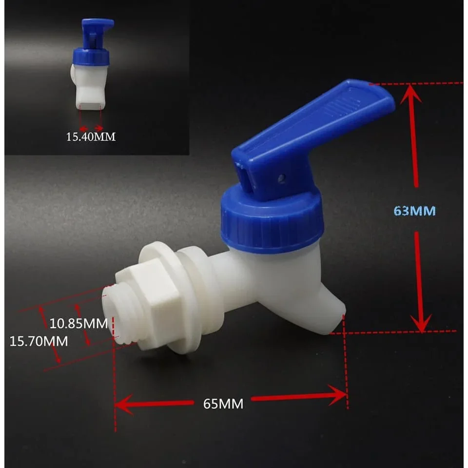Water tap for polycarbonate water Container