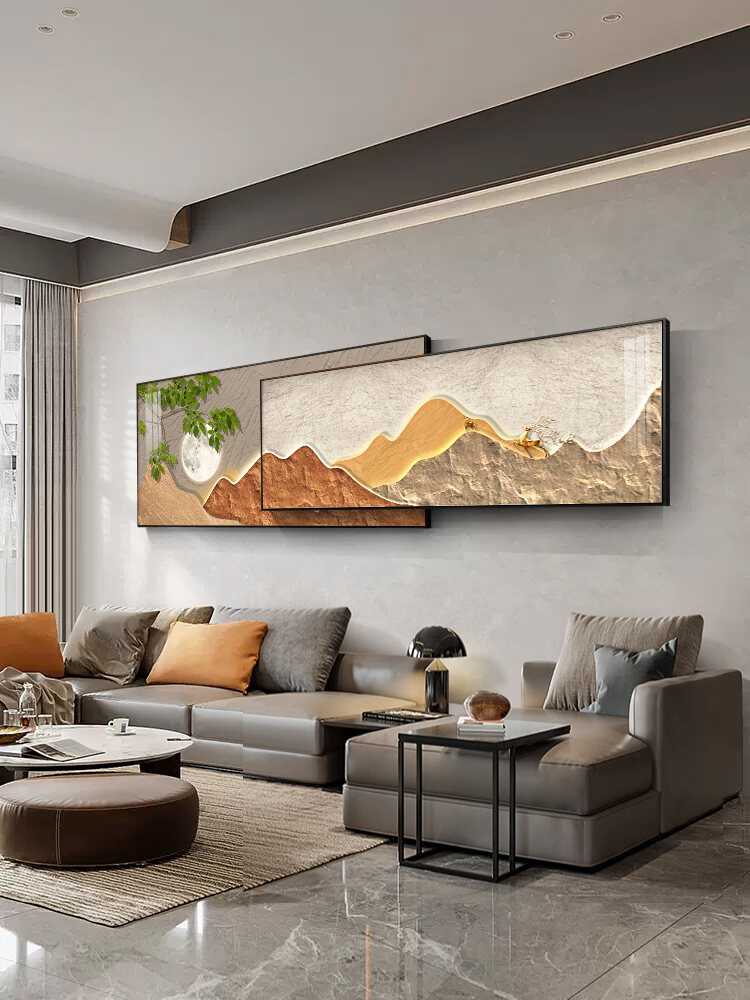 JUYA | Mountain Landscape Wall Art with Back Support - Jenama JUYA Harga 387 Ringgit*Penghantaran Percuma