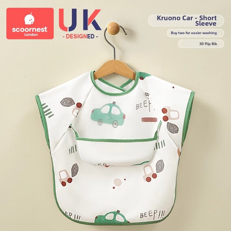 Scoornest | Waterproof Reversible Baby Feeding Bib