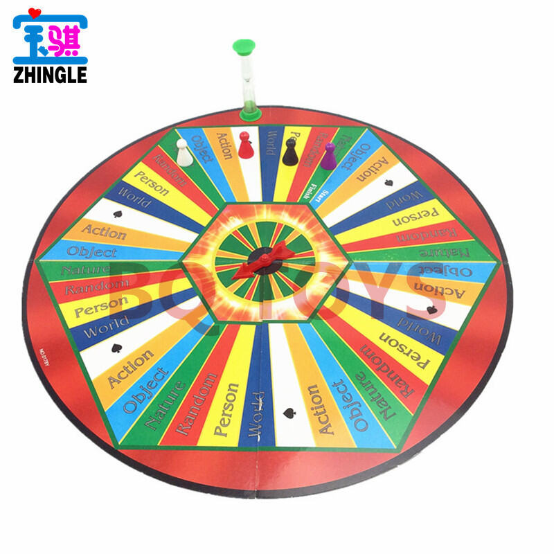 Article Board Game 4-20 Multi-Person Quick Words Interactive English Slyder Adventures Card Game. 