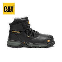 Caterpillar mens safety boots anti smashing steel toe boots CAT oil and puncture resistant work boots outdoor hiking shoes
