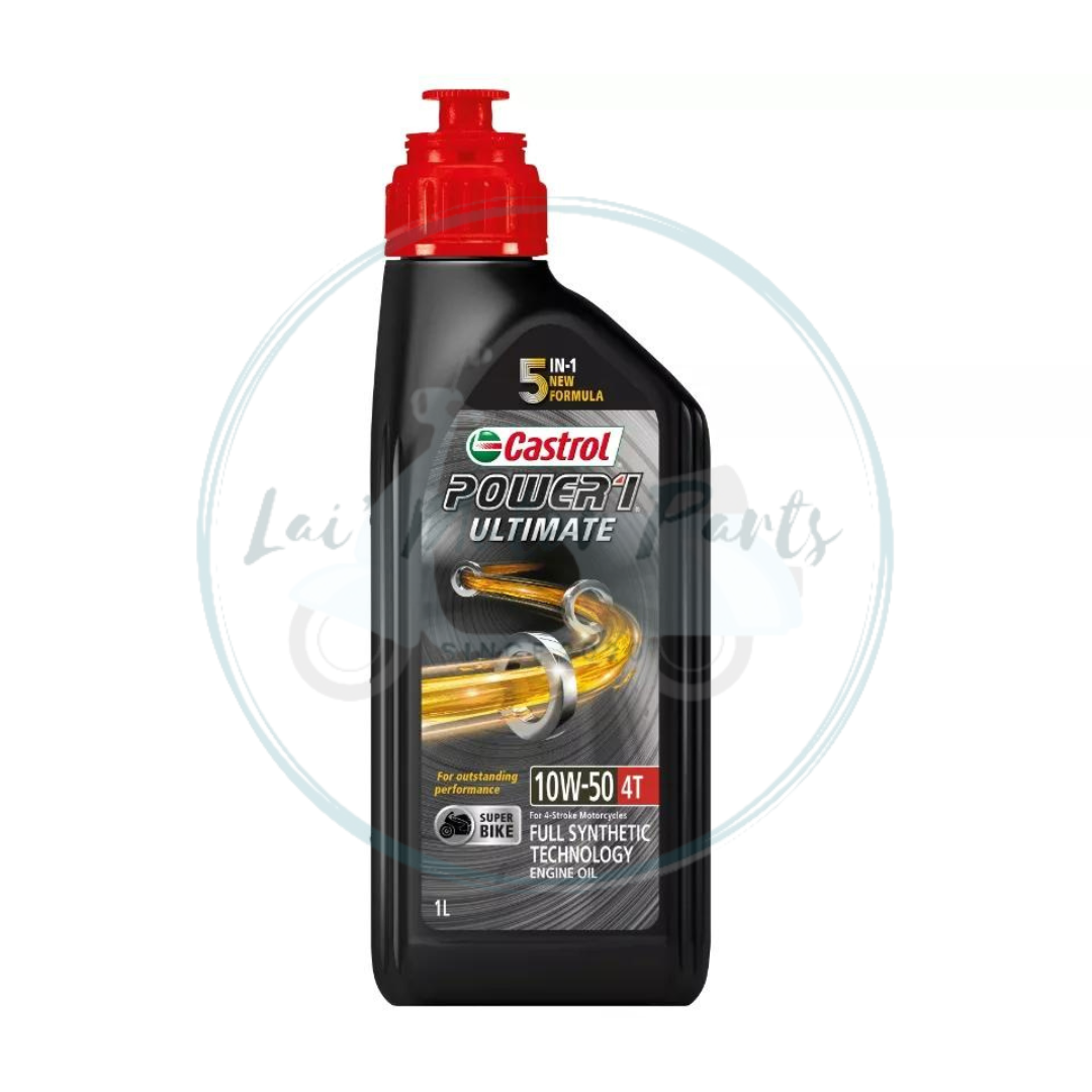 CASTROL 4T POWER1 ULTIMATE ENGINE OIL FULLY SYNTHETIC 10W-50 1LITER