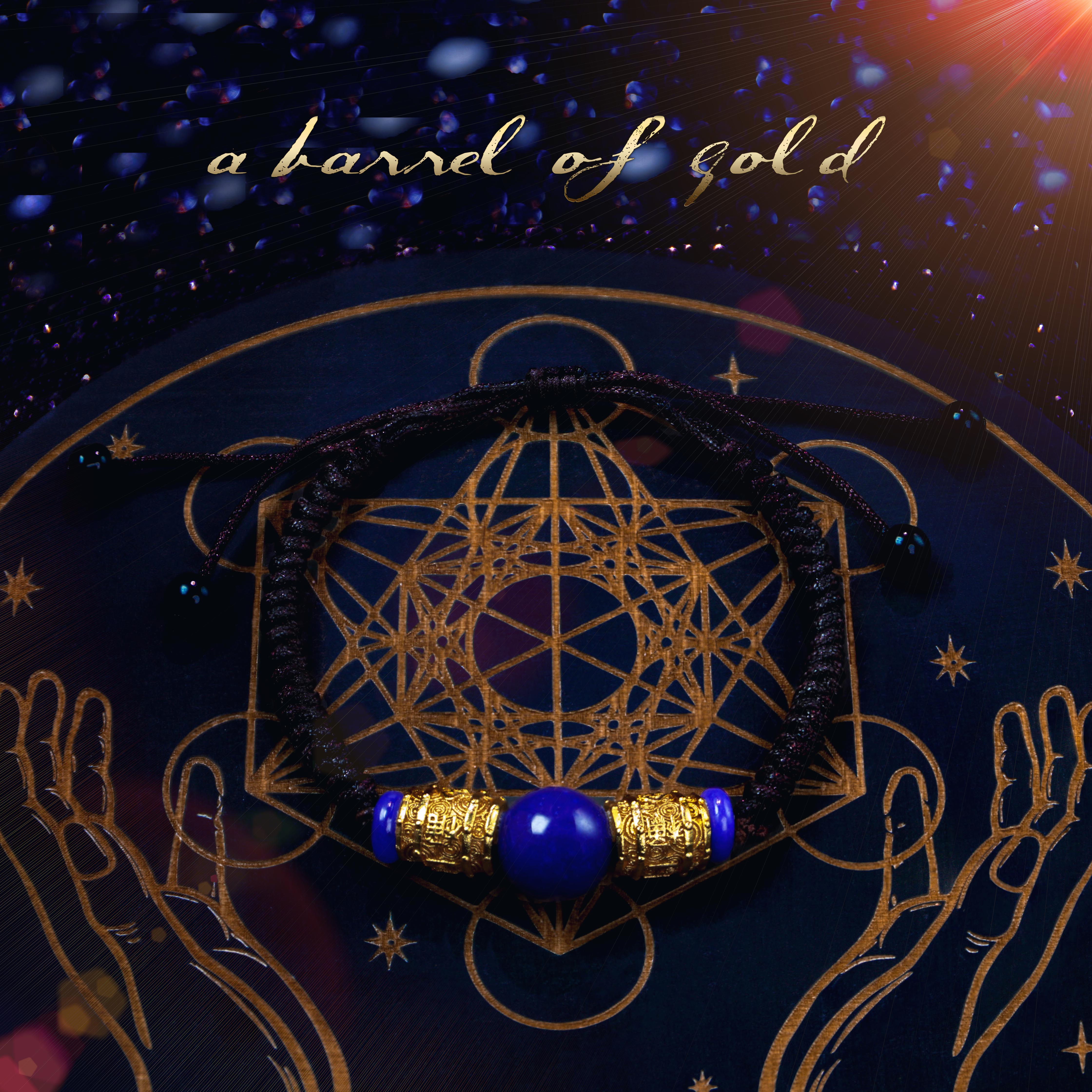 Bracelet, a bucket of gold ❤️ Blessed by a master ❤️ Blessings, abundant wealth, improved fortune, attracting wealth, gold