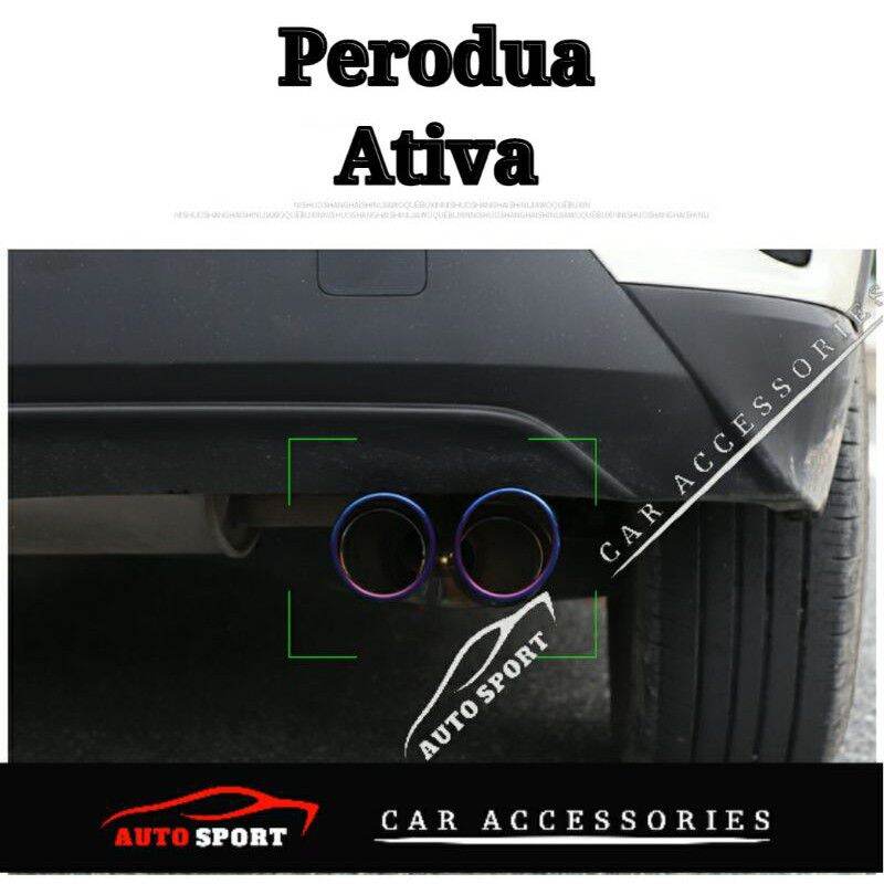 [Pre-Order] Perodua Ativa Tail Throat Exhaust Pipe Stainless Steel ...