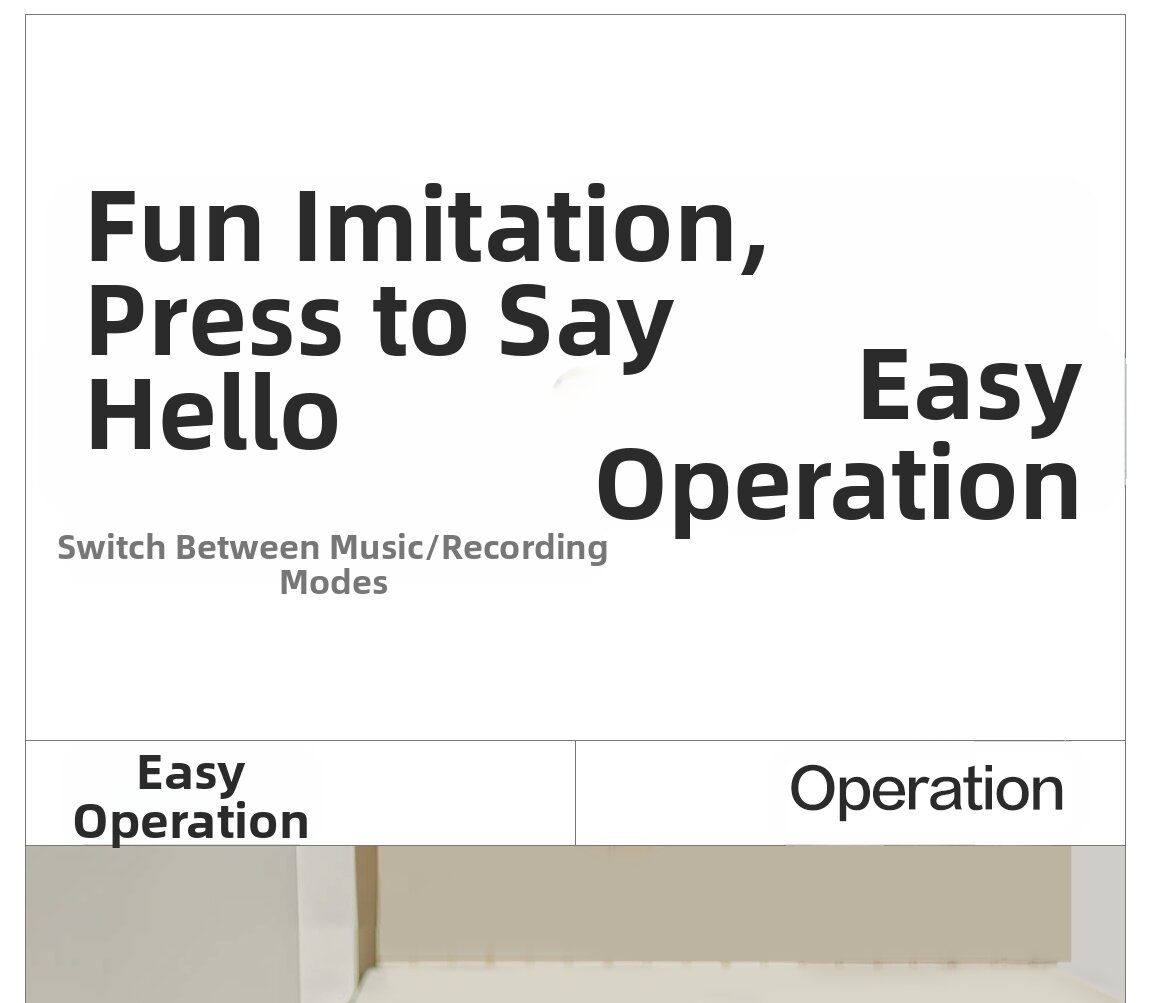 BEIESTATE Talking Plush Doll, Interactive Educational Toy For Infants
_voghion.com