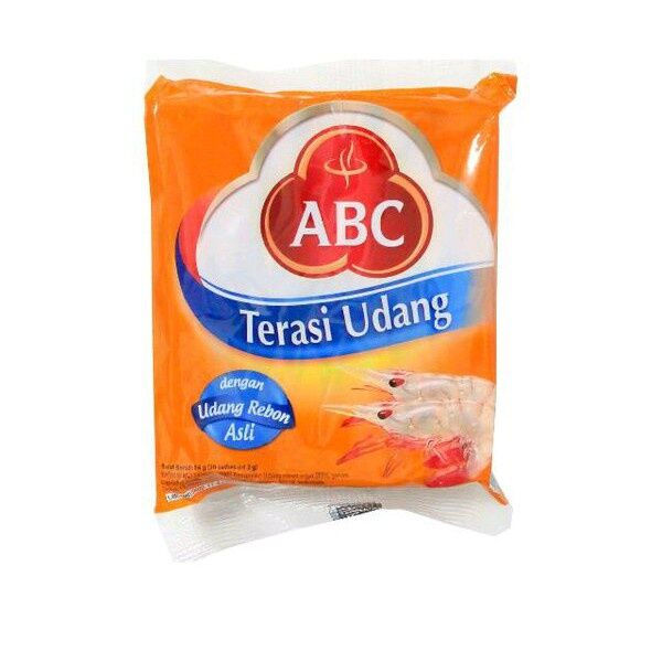ABC TERASI / BELACAN RASA UDANG ( 1 PACK ISI 20 SACHET ) ( 4 PACK ).100