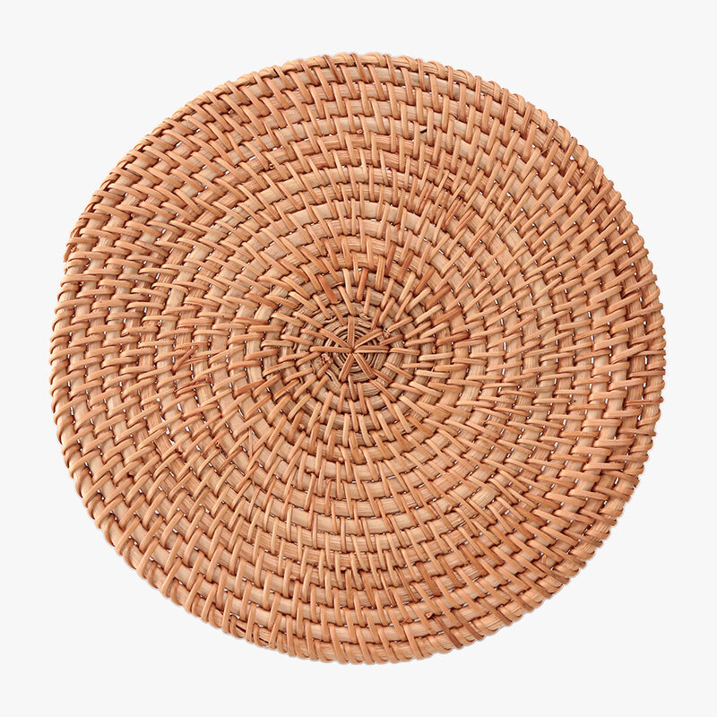 Vintage Weave Heat Proof Mat Household AntiScald Pan Mat Dish and Bowl