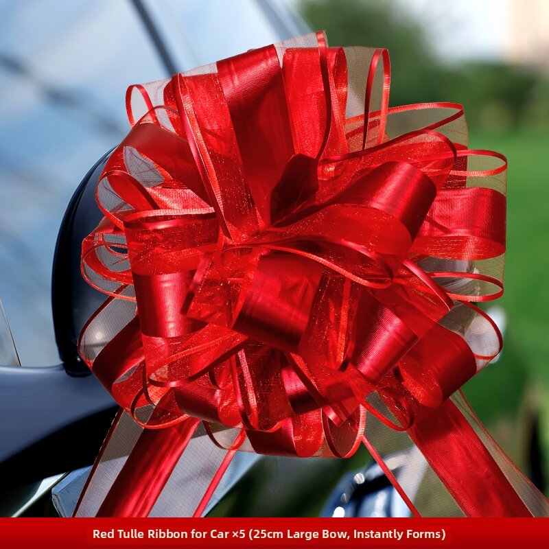 XIKUNLE | Wedding Car Decorations Large Pull Flowers