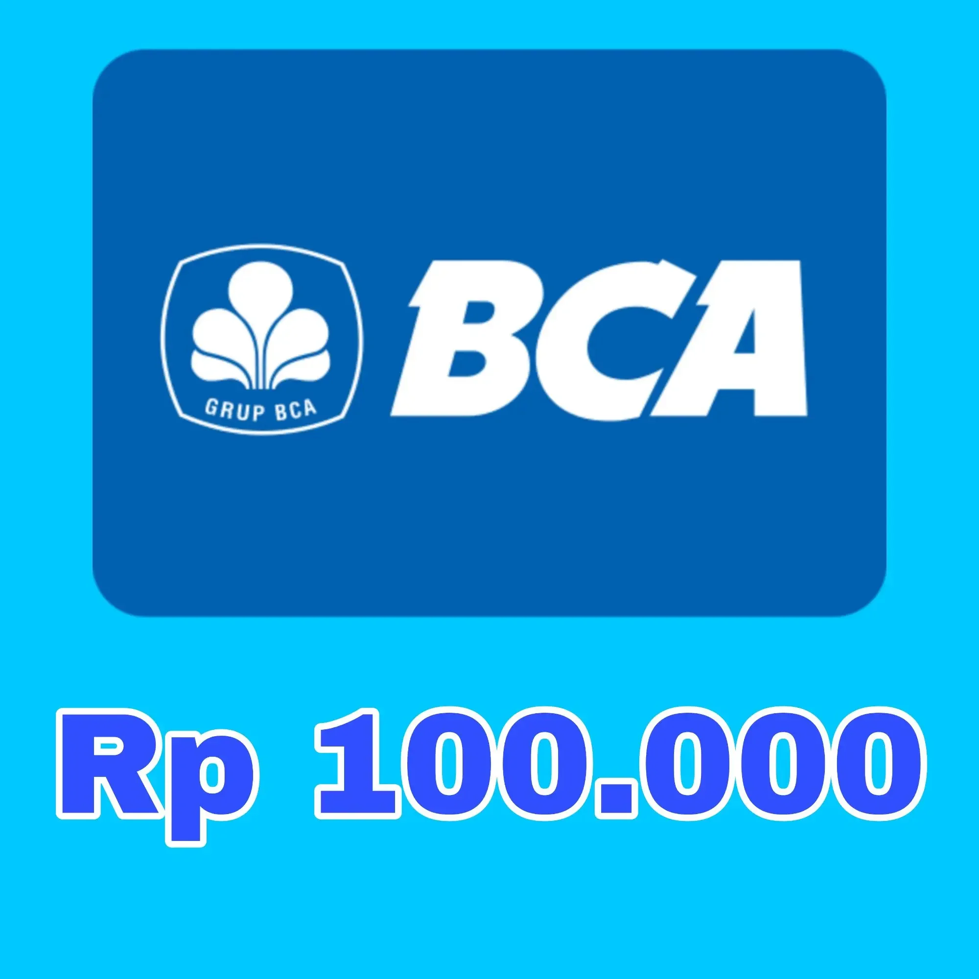 Isi Ulang BCA Indonesia Rp 100.000