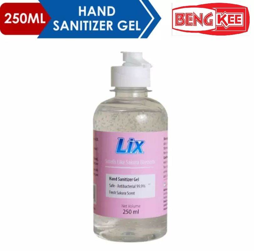 Beng kee Lix hand sanitizer gel 250ml
