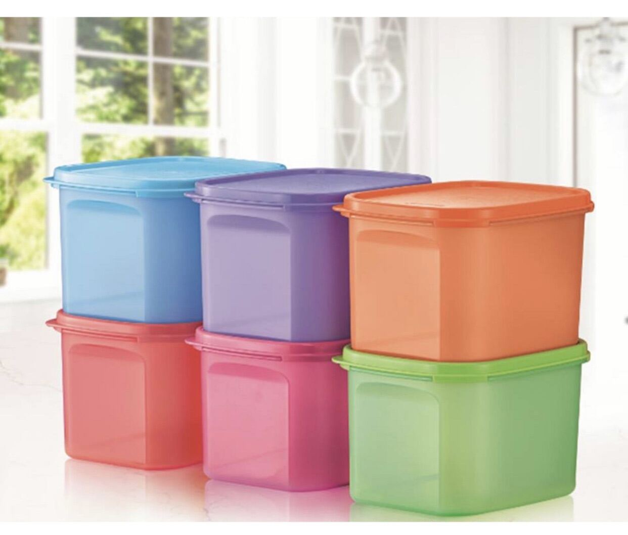 Tupperware Brands Modular Mate Mini Rectangular (6pcs) 1.9L Full Set