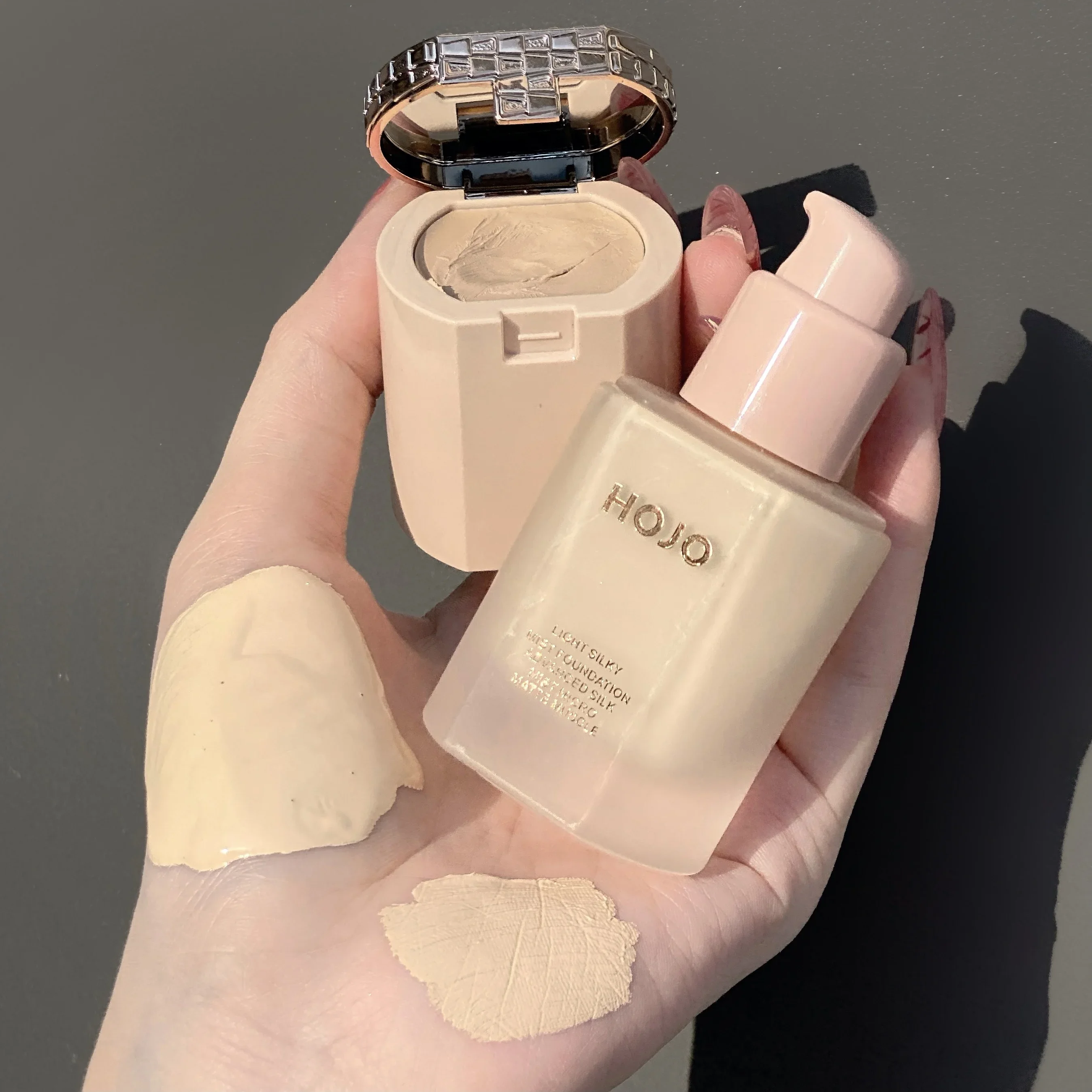 Hojo Liquid Foundation Female Concealer and Moisturizer Long-Lasting Oily Skin Dry Leather Student Cheap Long Lasting Smear-Proof Makeup Oil Control Makeup