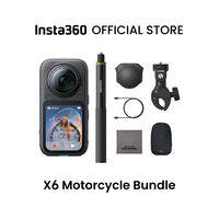 【New Launch】Insta360 X6 - 8K 360 Camera with 1/1.1 Sensors Action Camera Dual Custom Square 1/1.1″ Sensors Triple AI Chip Replaceable Lens 2.0 140 minutes 8K Video