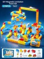 BABYSHOME | Magnetic Railway Construction Toy Educational