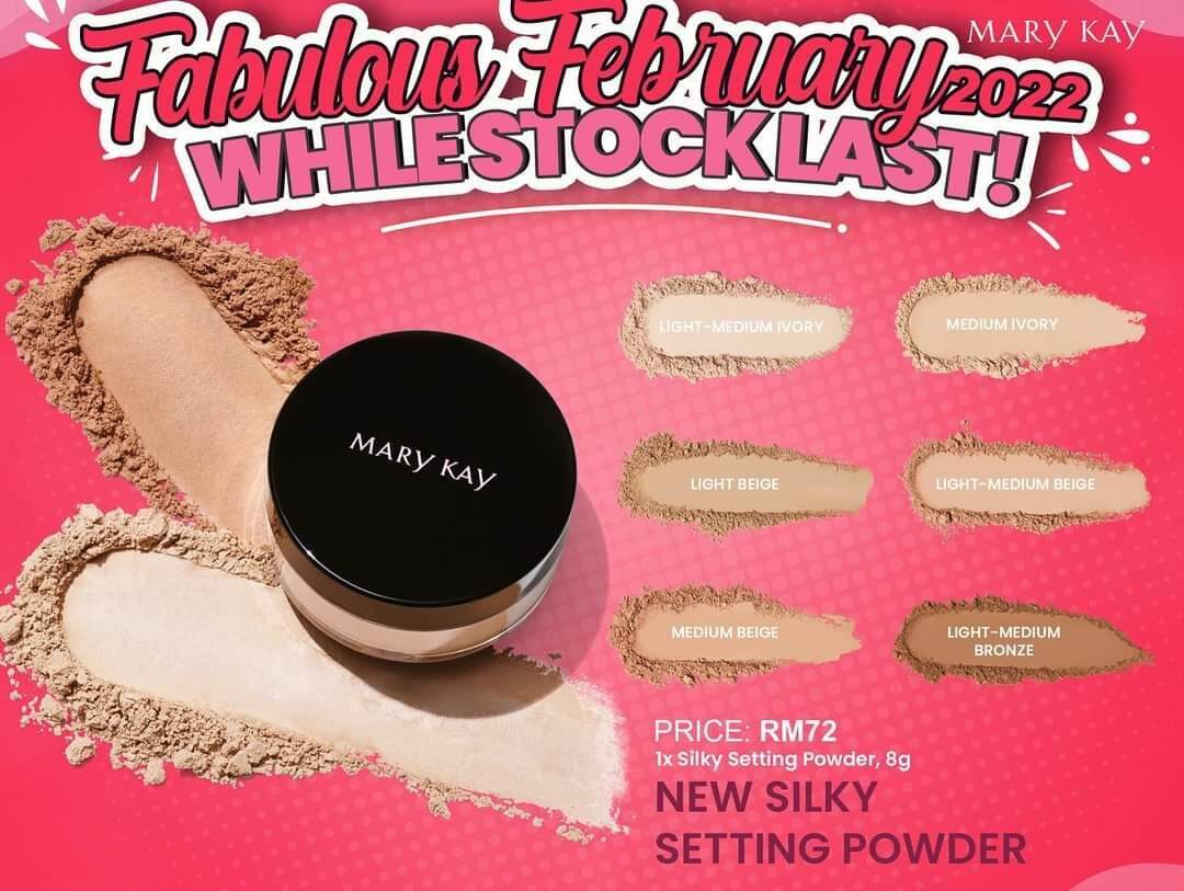 MARY KAY SILKY SETTING POWDER 💯ORIGINAL-READY STOCK