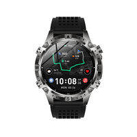 Ninewind Smartwatch with GPS 30-meter water resistance offline maps marathon running swimming fitness heart rate and blood oxygen monitoring. Compatible with Android and iOS. Unisex watch.