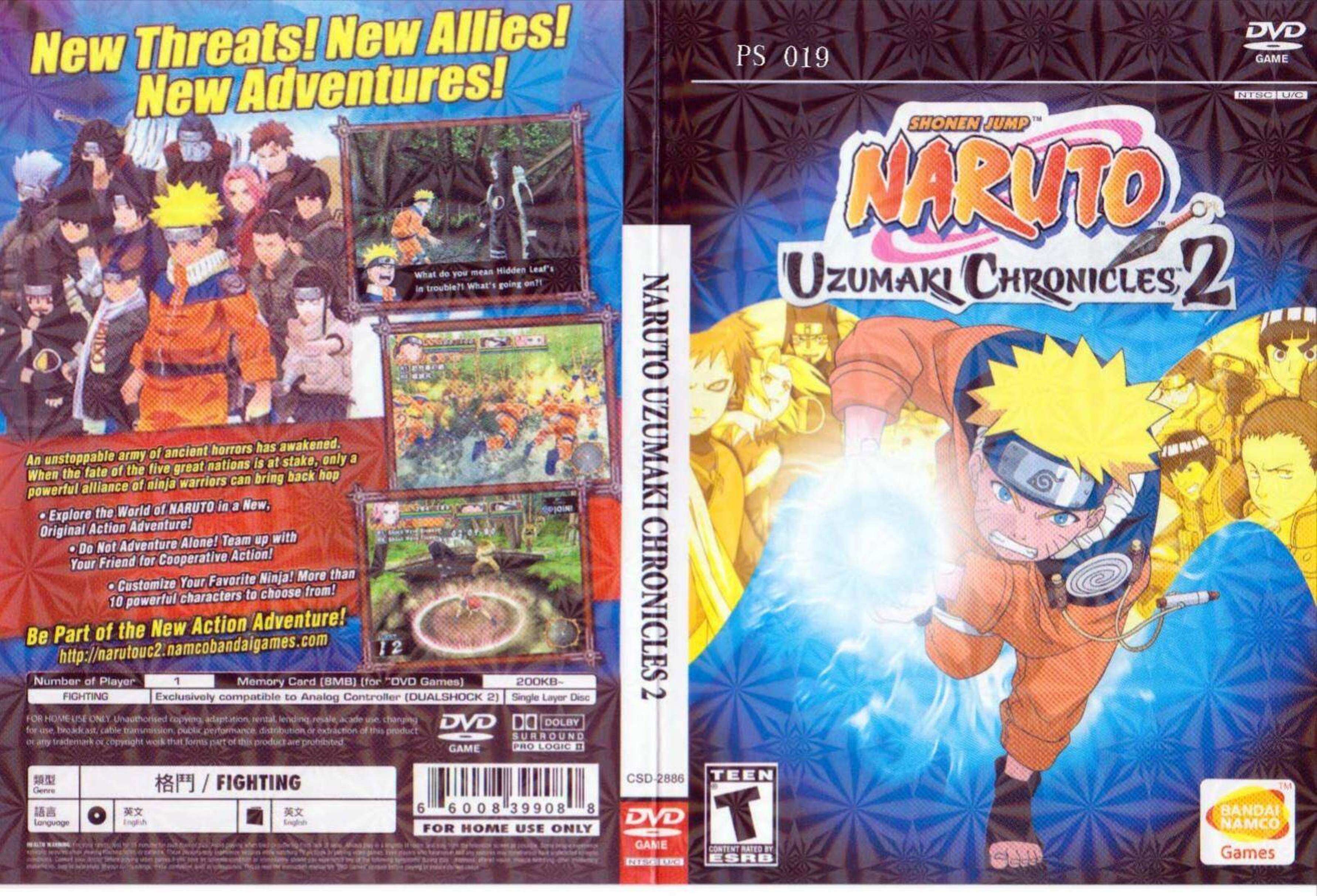 Jeu PS2 Naruto: Uzumaki Chronicles 2 NEUF Sous Blister - Version Française PAL