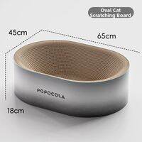 Popocola | Scratch Resistant Durable Cat Bed & Scratch Board Combo