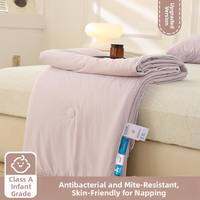 KAMONI | Cool Summer Air Conditioning Blanket Machine Washable Breathable Cooling Quilt for Single Double Beds with Antibacterial Technology