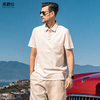 Enjeolon | Cooling Elastic Business Casual Men POLO Shirt