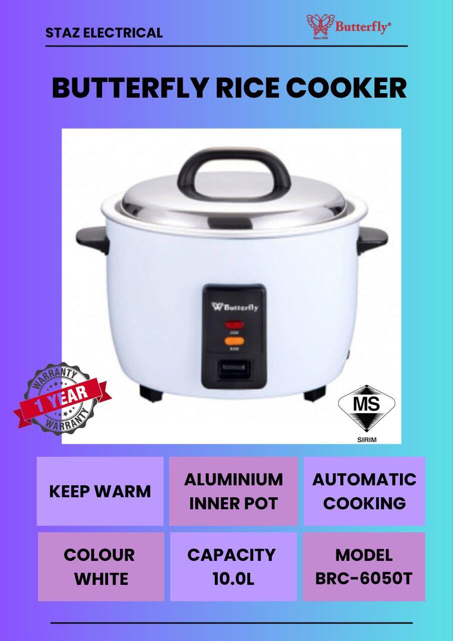Butterfly Rice Cooker 10L (BRC6050) Lazada