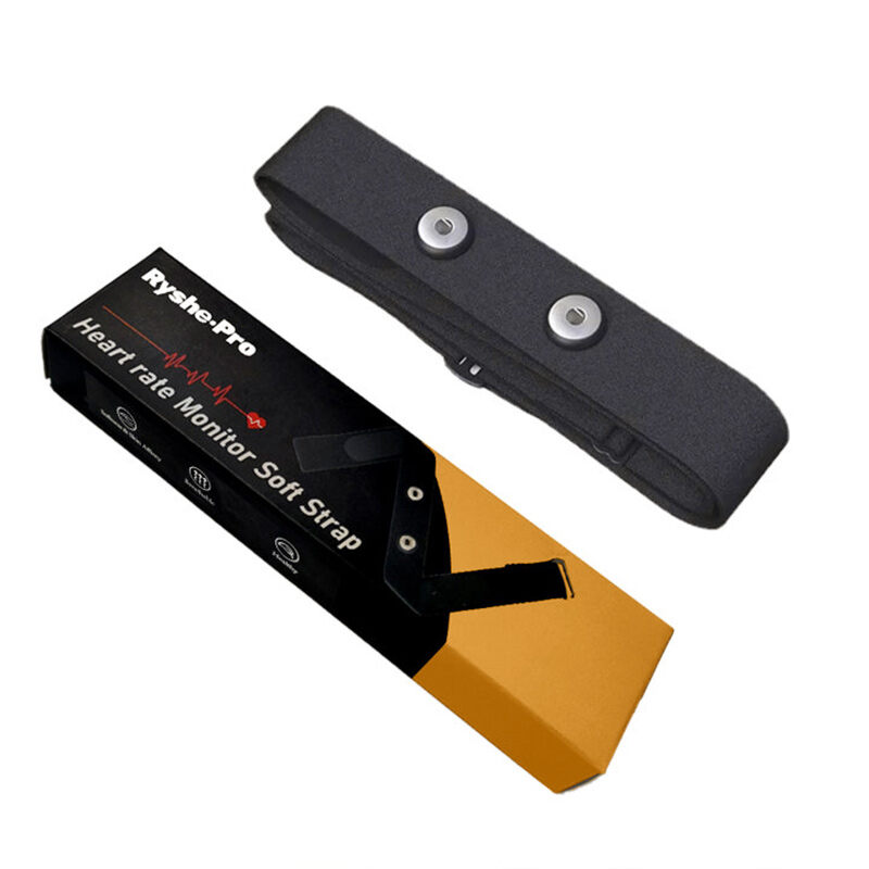 Heart Rate Strap Chest Monitor Soft Chest Strap Replacement Band for Wahoo Tickr Polar H7 Garmin HRM Coospo Strava Zwift Buckle Harga  22 Ringgit*Penghantaran Percuma