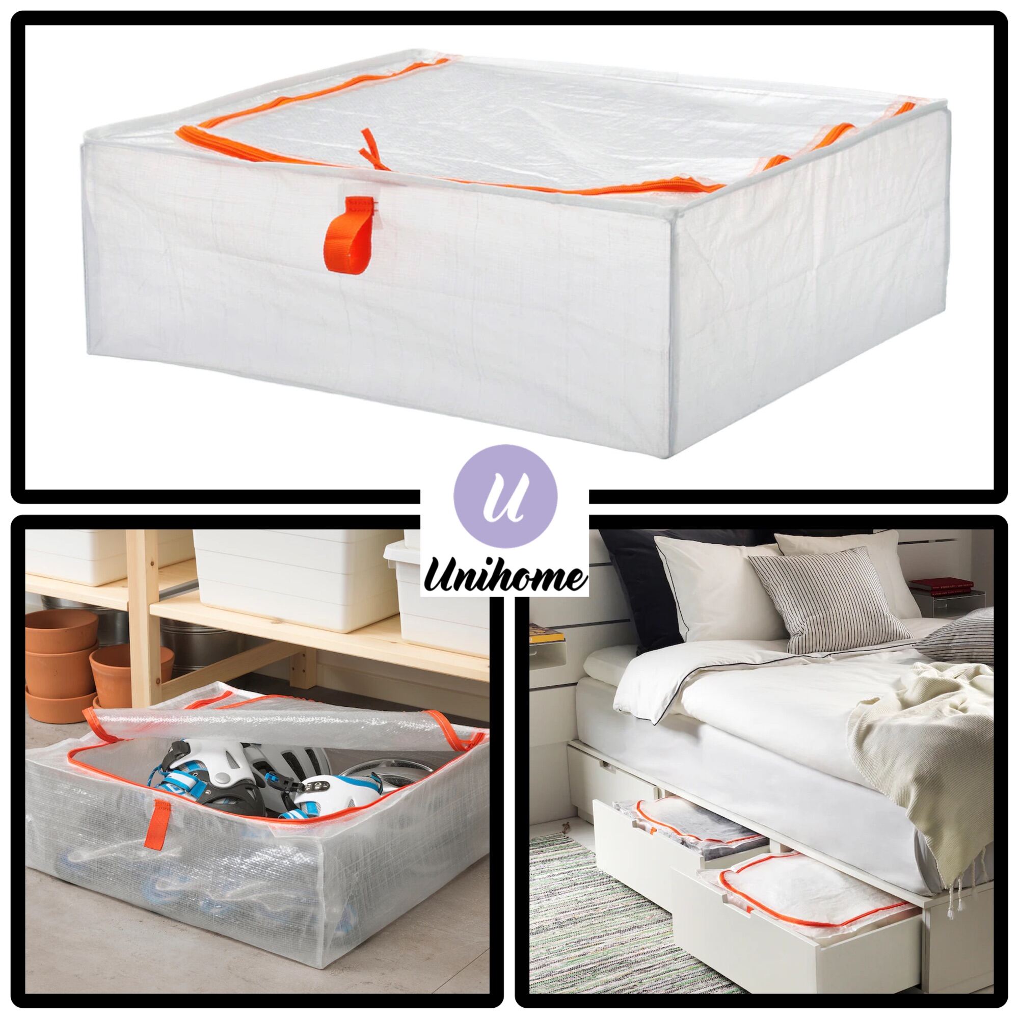 IKEAPARKLA Storage/beg/bag Case 55x49x19 cm Lazada