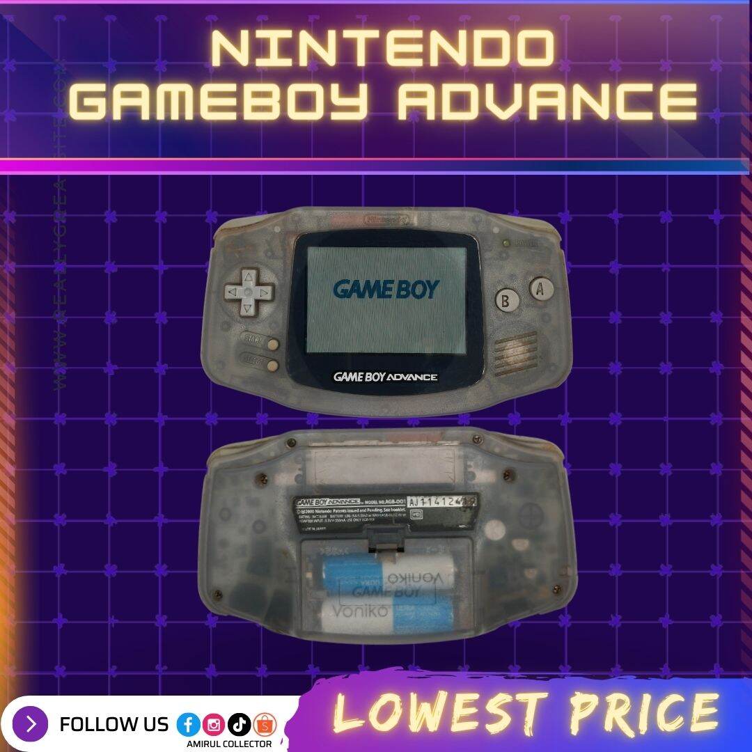 Nintendo Gameboy advance Transparent White | Lazada