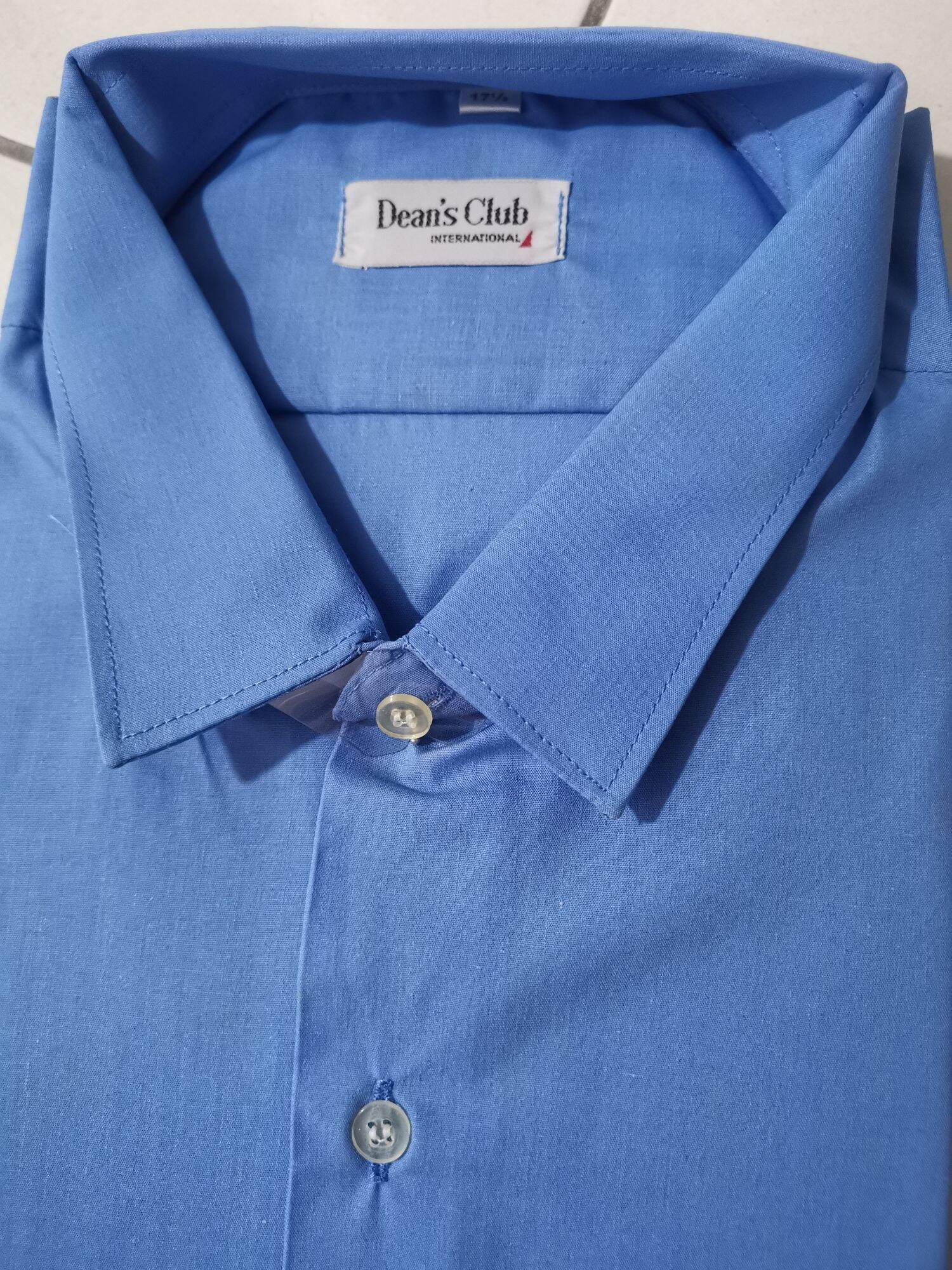 stock-clearance-secondary-school-uniform-short-blue-sleeves-shirt
