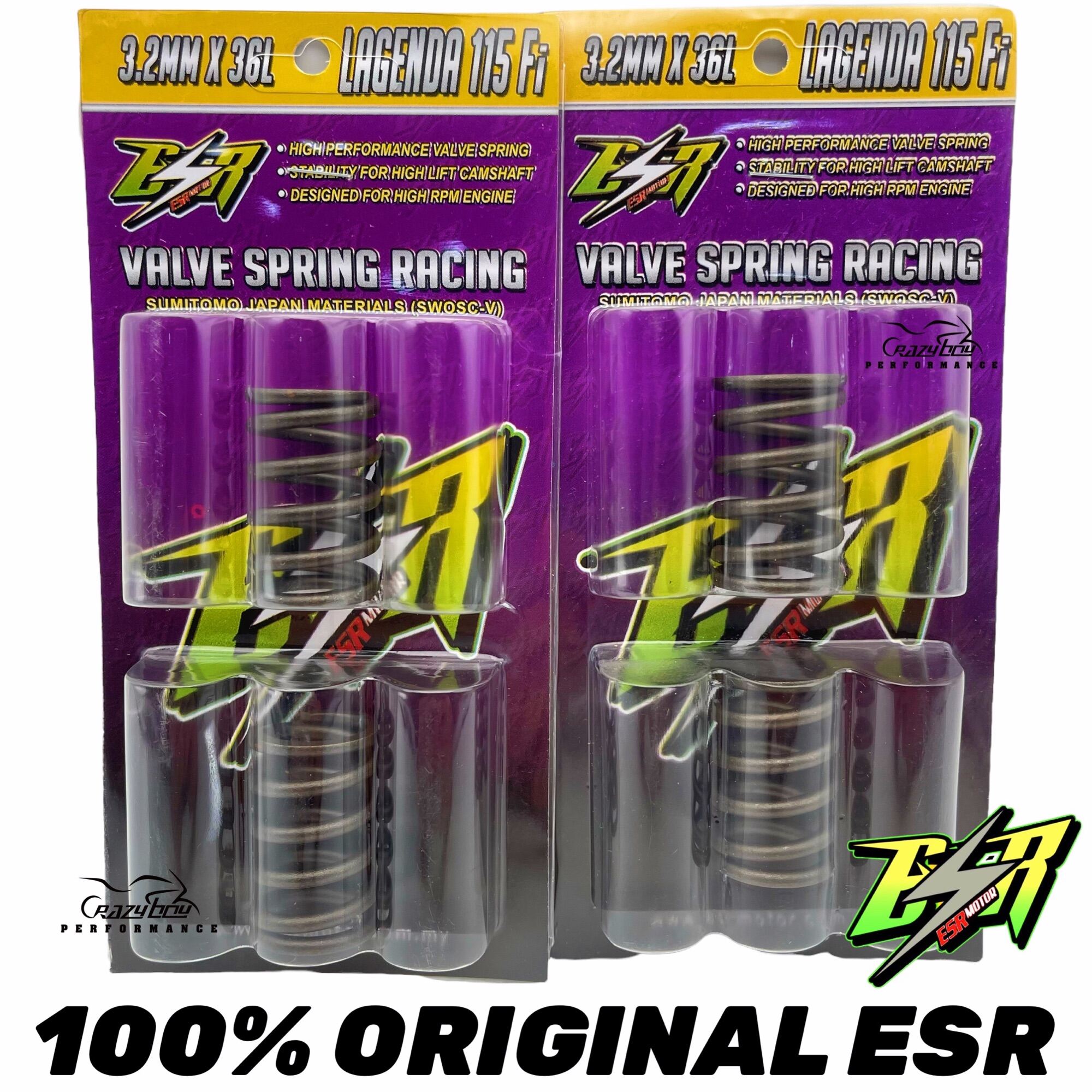 ESR MOTOR 100 ORIGINAL VALVE SPRING SRL115 Fi RACING VALVE SPRING