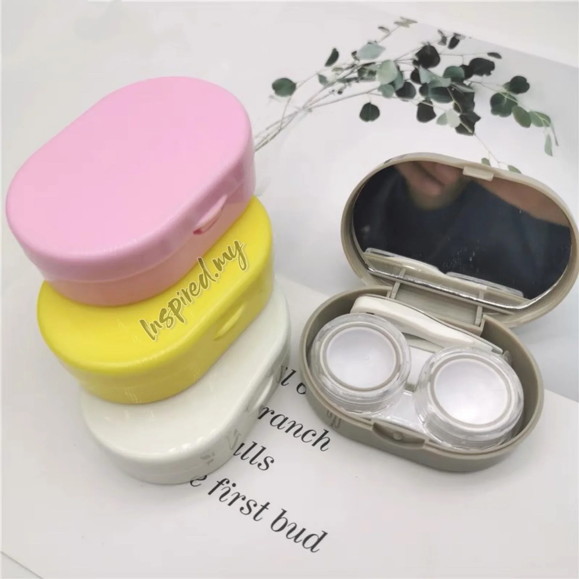 READY STOCK TRAVELER CONTACT LENS CASE WITH TOOLS