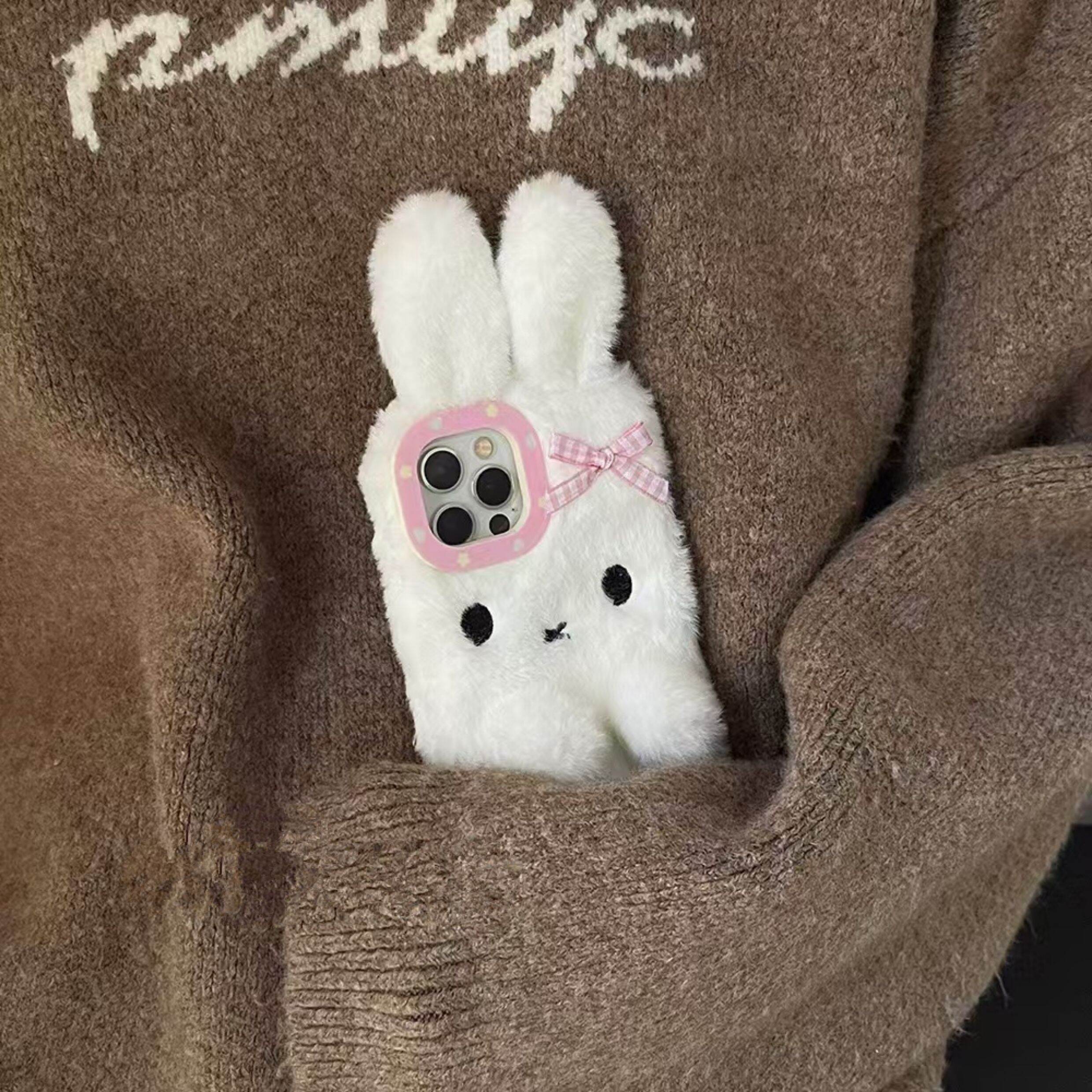 Plush Phone Case For Iphone Protective Soft Tpu Cartoon Cover_voghion.com