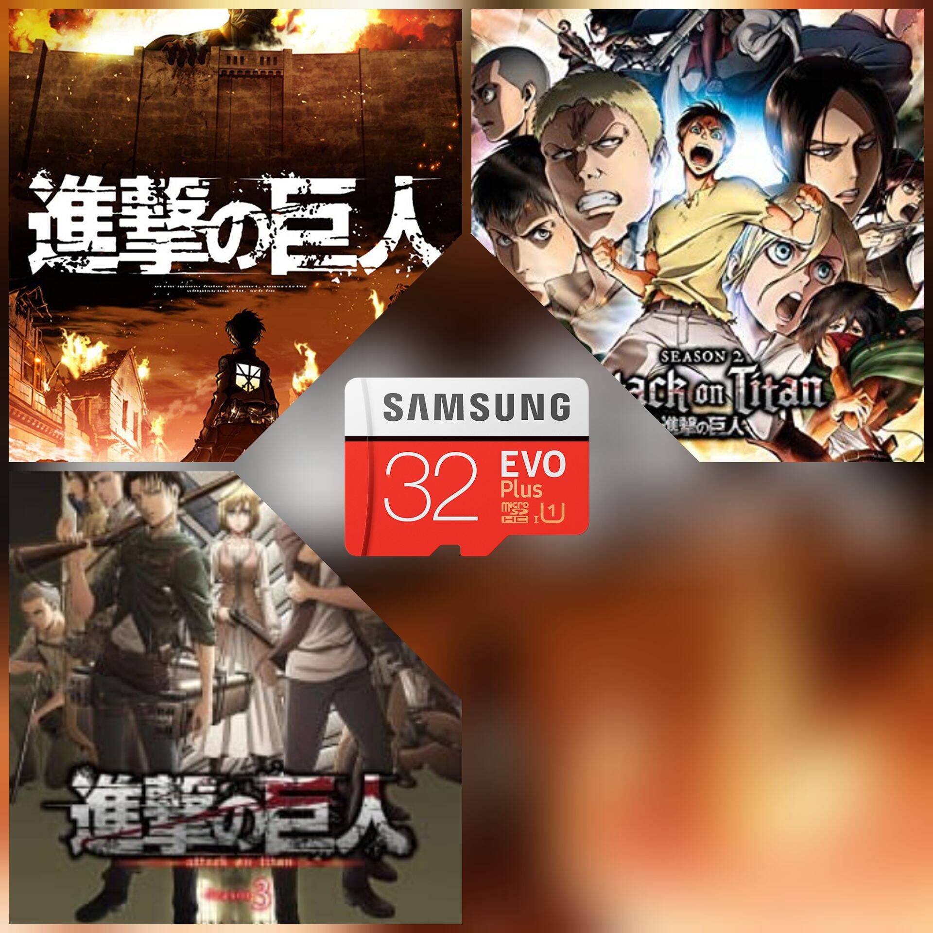 Anime Attack On Titan Season 1 3 Ep59 Mini 12 Dvd Sd Card Video Series 进击的 巨人version Cantonese Lazada