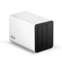 TERRAMASTER F2-425 Plus NAS Storage – 2Bay Intel N90 Quad-Core CPU 8GB RAM DDR4 5GbE LAN x 2 M.2 Slot x 3 Network Attached Storage for Teamwork Multimedia Server US Plug (Diskless)