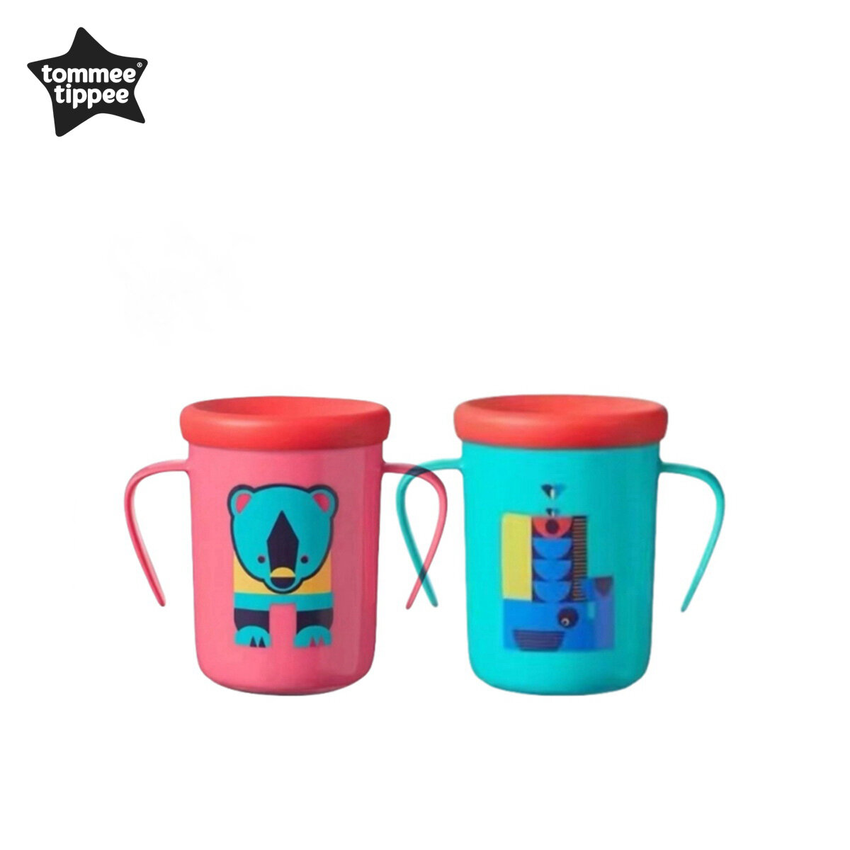 Tommee Tippee Easiest 360° Easi-Flow Deco Trainer / Beaker Cup For Toddlers 6m+ 200ml ราคา 341 บาท*ส่งฟรี