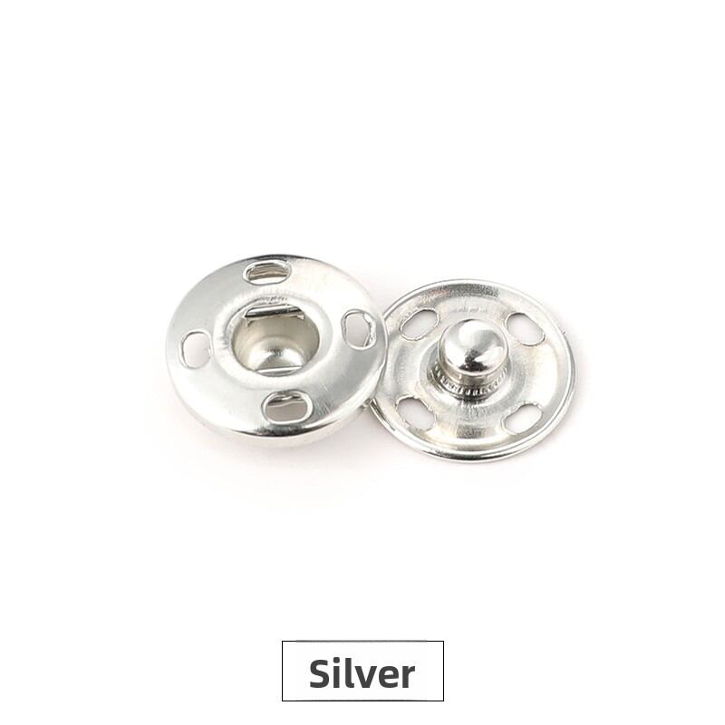 Invisible Metal Snap Buttons Baby Coat Small Size