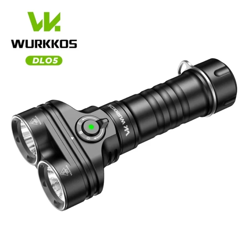 Wurkkos DL05 Dive Light 6000LM Spot & Flood Dual Dive Light 6000k Rotary Switch Underwater IPX-8 Waterproof . ราคา 2,350 บาท*ส่งฟรี